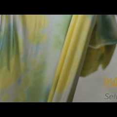 Lemon, Sky Blue and White TIe Dye Stretch Rayon Jersey Lemon, Sky Blue and White TIe Dye Stretch Rayon Jersey