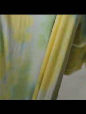 Lemon, Sky Blue and White TIe Dye Stretch Rayon Jersey Lemon, Sky Blue and White TIe Dye Stretch Rayon Jersey