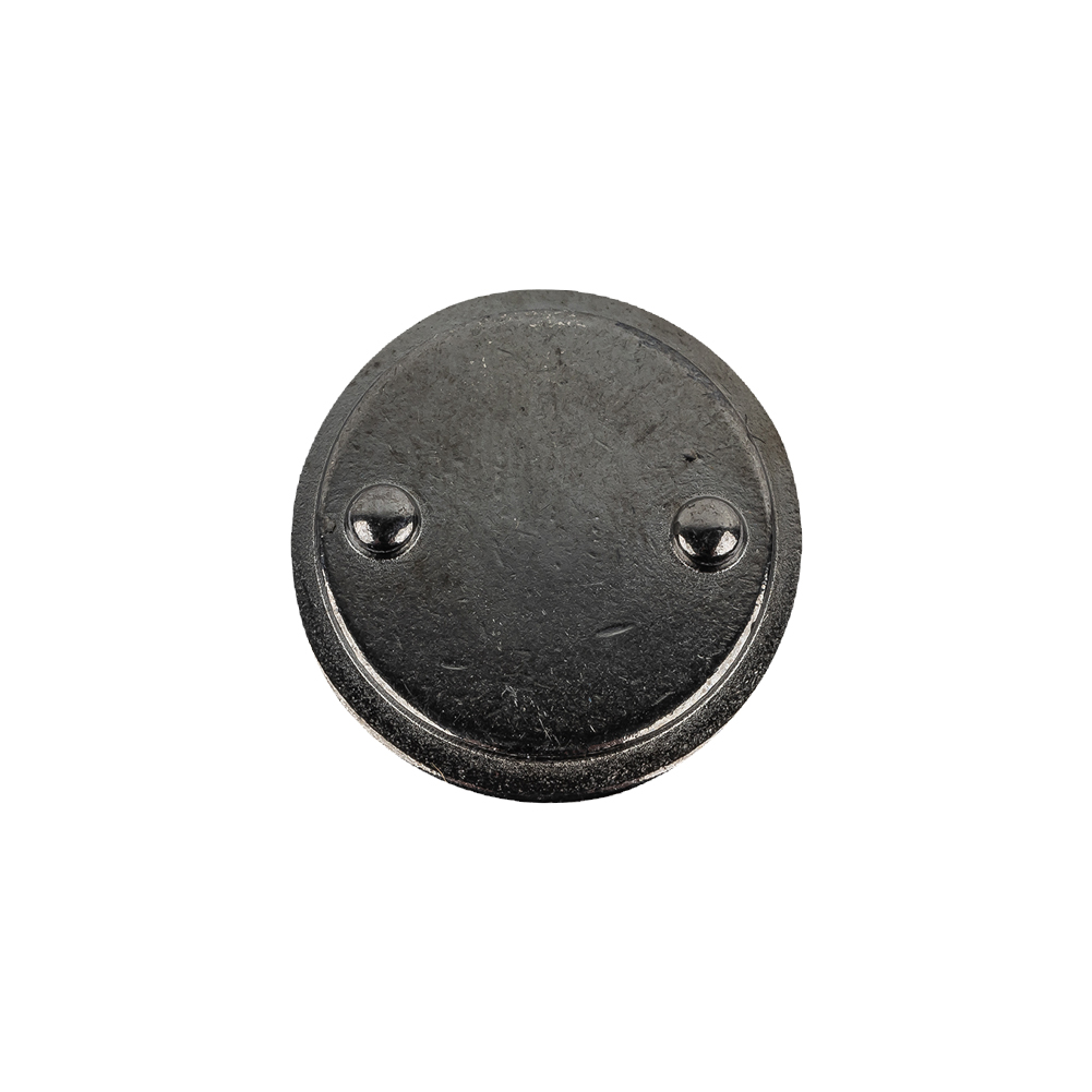 Silver Metal One Piece Snap-In Coat Button – 32L/20mm Silver Metal One Piece Snap-In Coat Button – 32L/20mm