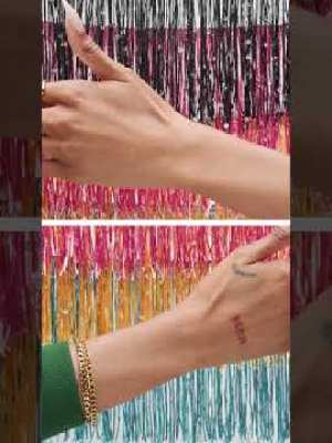 Fuchsia Holographic Sequins Chainette Fringe – 6″ Fuchsia Holographic Sequins Chainette Fringe – 6″