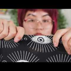 Rayon Batiste – Black and WhiteLines of Eyes – Tell Tale Print – Mood Exclusive Nevermore Collection Rayon Batiste – Black and WhiteLines of Eyes – Tell Tale Print – Mood Exclusive Nevermore Collection