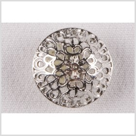 Silver Metal Coat Button – 34L/21.5mm Silver Metal Coat Button – 34L/21.5mm