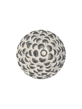 Silver and White Metal Acorn-Top Shank Back Coat Button – 30L/19mm Silver and White Metal Acorn-Top Shank Back Coat Button – 30L/19mm