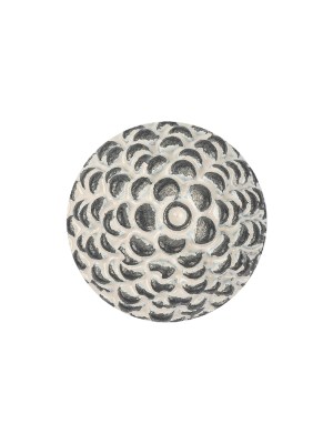 Silver and White Metal Acorn-Top Shank Back Coat Button – 30L/19mm Silver and White Metal Acorn-Top Shank Back Coat Button – 30L/19mm