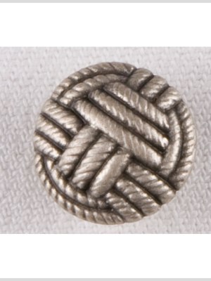 Silver Metal Coat Button – 24L/15mm Silver Metal Coat Button – 24L/15mm