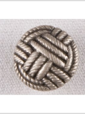 Silver Metal Coat Button – 24L/15mm Silver Metal Coat Button – 24L/15mm