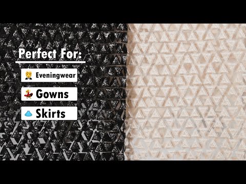 3D Puffy Glitter Tulle – Brilliant White Triangle Rows 3D Puffy Glitter Tulle – Brilliant White Triangle Rows