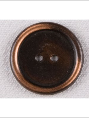 Metal 2-Hole Button – 36L/23mm – Copper Rolled Rim Metal 2-Hole Button – 36L/23mm – Copper Rolled Rim
