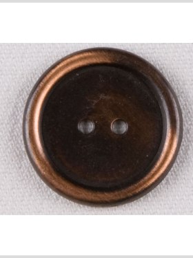 Metal 2-Hole Button – 32L/20mm – Copper Rolled Rim Metal 2-Hole Button – 32L/20mm – Copper Rolled Rim