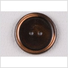 Metal 2-Hole Button – 32L/20mm – Copper Rolled Rim Metal 2-Hole Button – 32L/20mm – Copper Rolled Rim