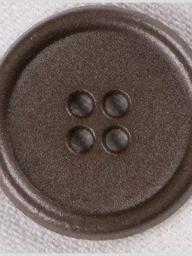 Metal 4-Hole Button – 32L/20mm – Antique Gray Rolled Rim Metal 4-Hole Button – 32L/20mm – Antique Gray Rolled Rim