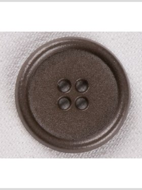 Metal 4-Hole Button – 36L/23mm – Antique Gray Rolled Rim Metal 4-Hole Button – 36L/23mm – Antique Gray Rolled Rim