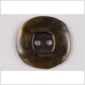Organic Square Metal 2-Hole Button – 28L/18mm – Antiqued Brass Wide Flat Rim with Square Center Organic Square Metal 2-Hole Button – 28L/18mm – Antiqued Brass Wide Flat Rim with Square Center