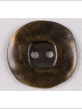 Organic Square Metal 2-Hole Button – 40L/25.5mm – Antiqued Brass Wide Flat Rim with Square Center Organic Square Metal 2-Hole Button – 40L/25.5mm – Antiqued Brass Wide Flat Rim with Square Center