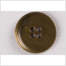 Metal 4-Hole Button – 36L/23mm – Brass Narrow Rim Metal 4-Hole Button – 36L/23mm – Brass Narrow Rim