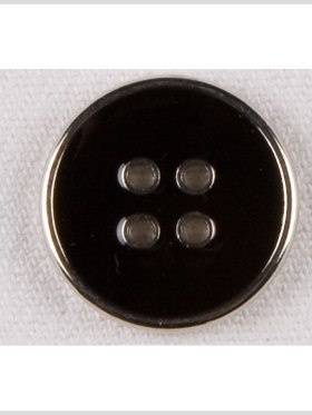 Silver/Black Metal Coat Button – 32L/20mm Silver/Black Metal Coat Button – 32L/20mm
