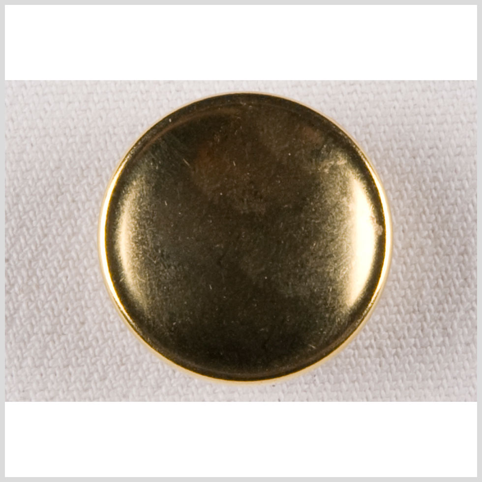 Metal Shank Back Button – 36L/23mm – Gold Low Convex Metal Shank Back Button – 36L/23mm – Gold Low Convex