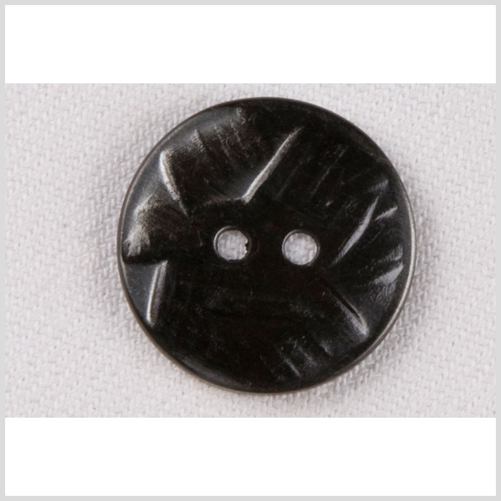 Metal 2-Hole Button – 24L/15mm – Gunmetal Abstract Carvings Metal 2-Hole Button – 24L/15mm – Gunmetal Abstract Carvings