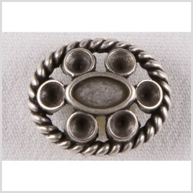 Silver Metal Coat Button – 40L/25.5mm Silver Metal Coat Button – 40L/25.5mm