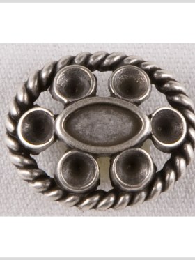 Silver Metal Coat Button – 40L/25.5mm Silver Metal Coat Button – 40L/25.5mm