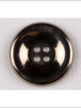Metal 4-Hole Coat Button – 44L/28mm – Shiny Gunmetal Metal 4-Hole Coat Button – 44L/28mm – Shiny Gunmetal