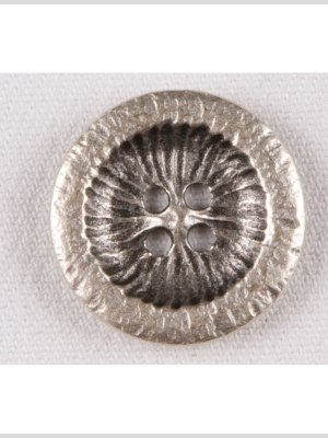 Silver Metal Coat Button – 40L/25.5mm Silver Metal Coat Button – 40L/25.5mm