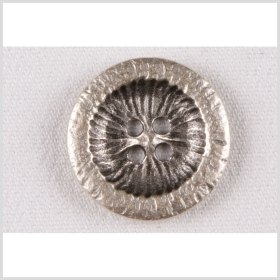 Silver Metal Coat Button – 40L/25.5mm Silver Metal Coat Button – 40L/25.5mm