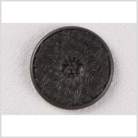 Metal 2-Hole Button – 32L/20mm – Gunmetal Hearts and Swirls Metal 2-Hole Button – 32L/20mm – Gunmetal Hearts and Swirls