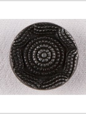 Metal Shank Back Button – 24L/15mm – Gunmetal Rope Rings and Waves Metal Shank Back Button – 24L/15mm – Gunmetal Rope Rings and Waves