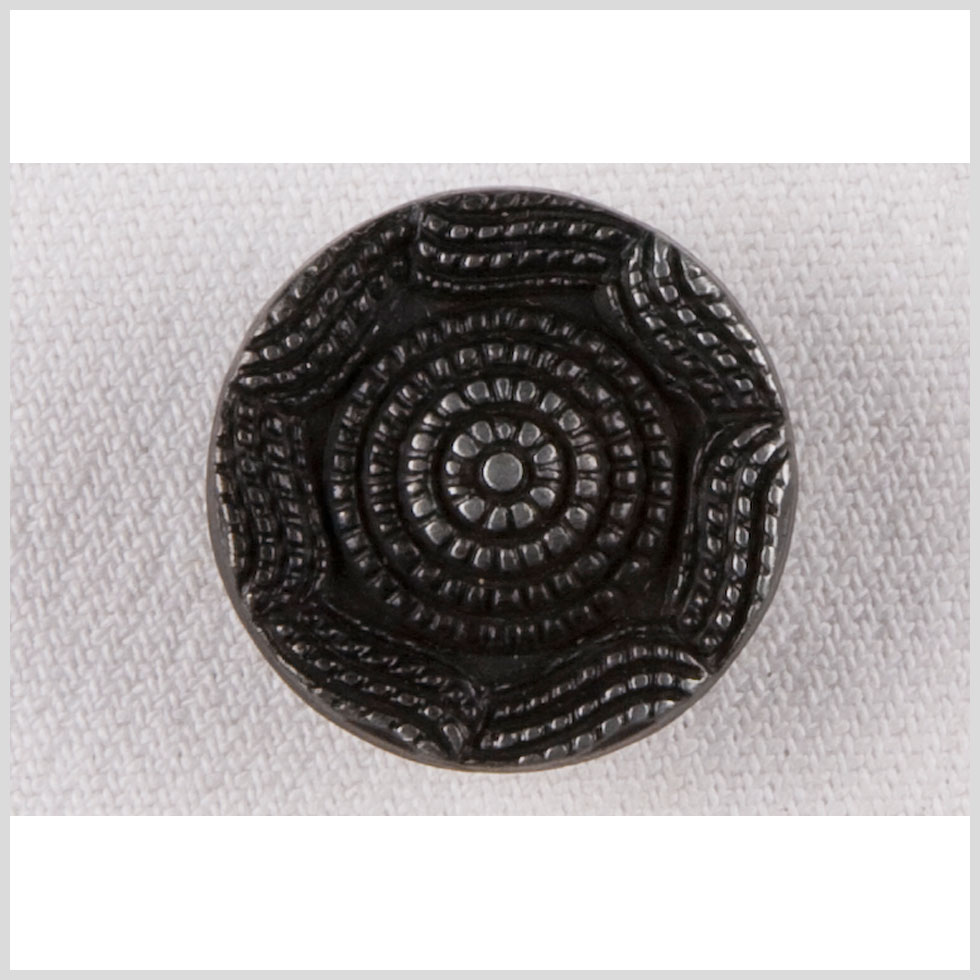 Metal Shank Back Button – 32L/20mm – Gunmetal Rope Rings and Waves Metal Shank Back Button – 32L/20mm – Gunmetal Rope Rings and Waves