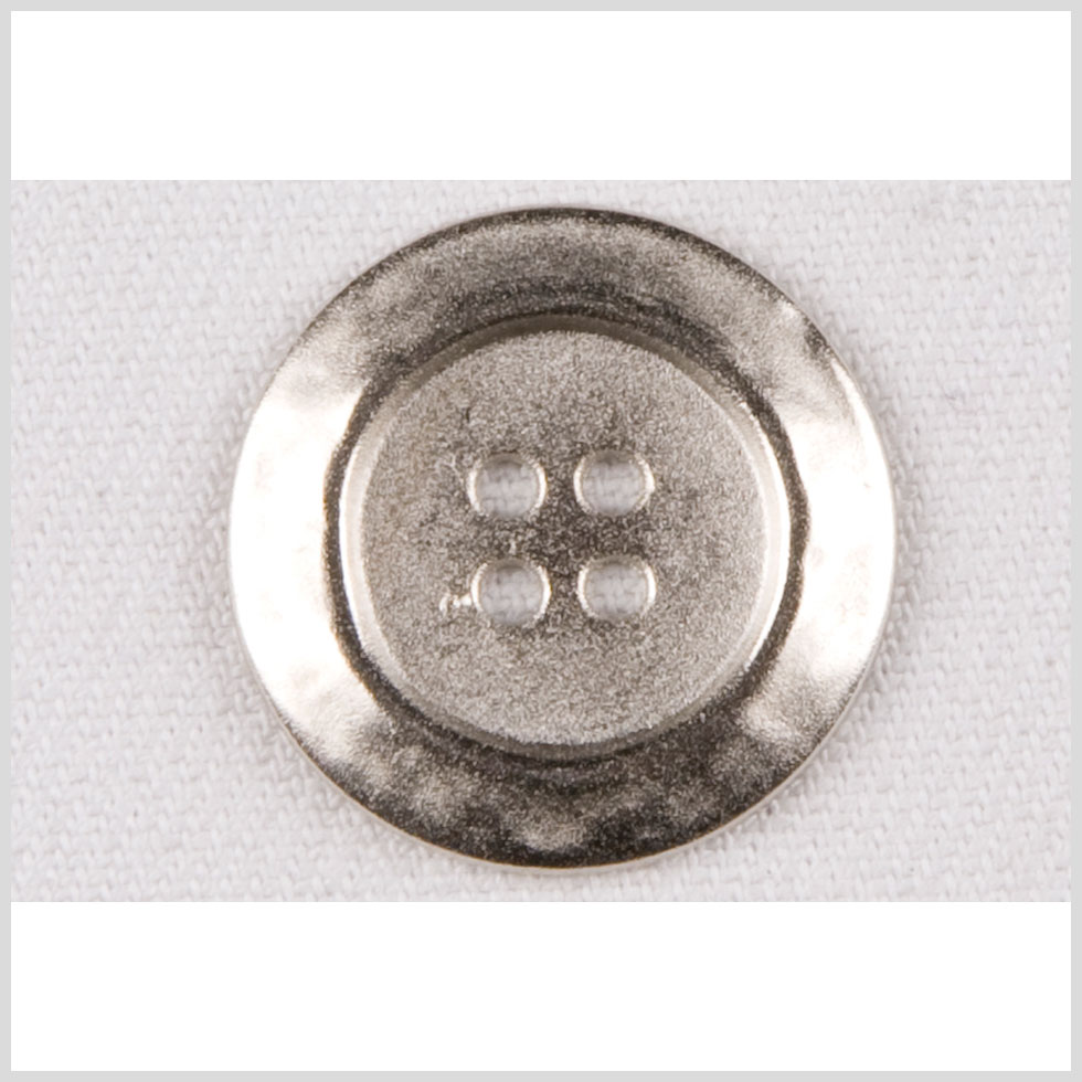 Silver Metal Coat Button – 28L/18mm Silver Metal Coat Button – 28L/18mm