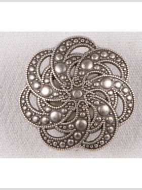 Silver Metal Coat Button – 44L/28mm Silver Metal Coat Button – 44L/28mm