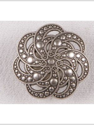 Silver Metal Coat Button – 44L/28mm Silver Metal Coat Button – 44L/28mm