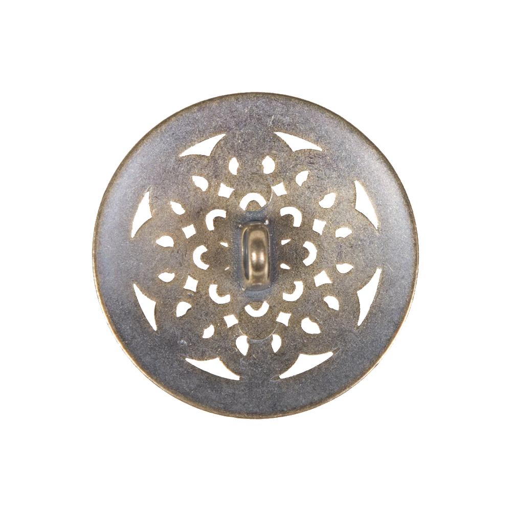 Silver Metal Coat Button – 40L/25.5mm Silver Metal Coat Button – 40L/25.5mm