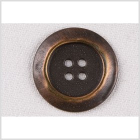 Metal 4-Hole Button – 40L/25.5mm – Copper Distressed Classic Metal 4-Hole Button – 40L/25.5mm – Copper Distressed Classic