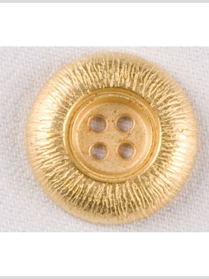 Metal 4-Hole Button – 28L/18mm – Gold Gathers Etched Rim Metal 4-Hole Button – 28L/18mm – Gold Gathers Etched Rim