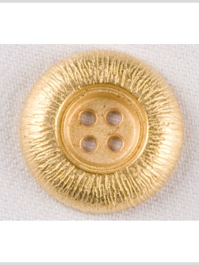 Metal 4-Hole Button – 40L/25.5mm – Gold Gathers Etched Rim Metal 4-Hole Button – 40L/25.5mm – Gold Gathers Etched Rim