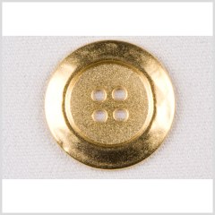 Metal 4-Hole Button – 40L/25.5mm – Gold Slight Texture Metal 4-Hole Button – 40L/25.5mm – Gold Slight Texture