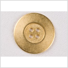 Metal 4-Hole Button – 40L/25.5mm – Gold Grainy Texture Metal 4-Hole Button – 40L/25.5mm – Gold Grainy Texture