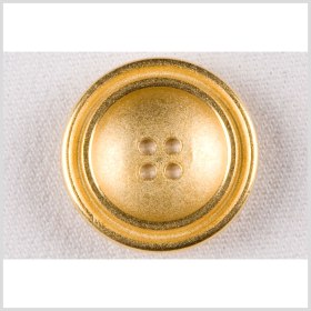 Metal 4-Hole Button – 40L/25.5mm – Gold Fancy Rim Metal 4-Hole Button – 40L/25.5mm – Gold Fancy Rim