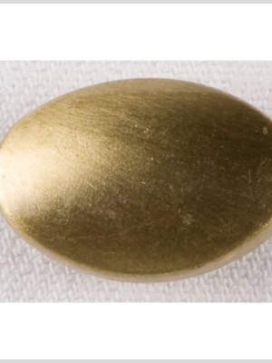 Oval Metal Shank Back Button – 28L/18mm – Gold Soft Curves Oval Metal Shank Back Button – 28L/18mm – Gold Soft Curves