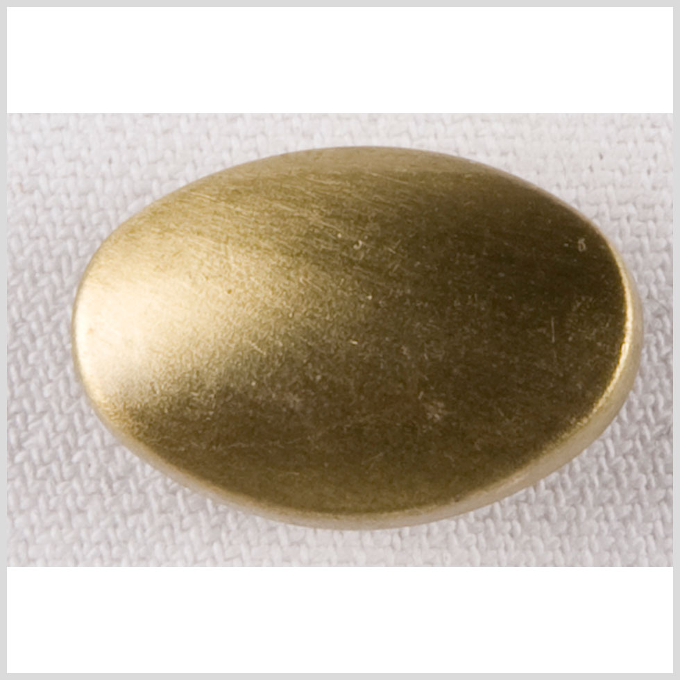 Oval Metal Shank Back Button – 28L/18mm – Gold Soft Curves Oval Metal Shank Back Button – 28L/18mm – Gold Soft Curves