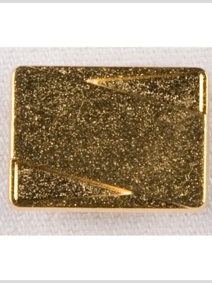 Rectangular Metal Shank Back Button – 40L/25.5mm – Gold Diagonal Band Rectangular Metal Shank Back Button – 40L/25.5mm – Gold Diagonal Band