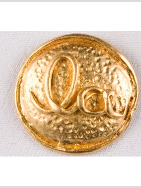 Gold Metal Coat Button – 54L/34mm Gold Metal Coat Button – 54L/34mm