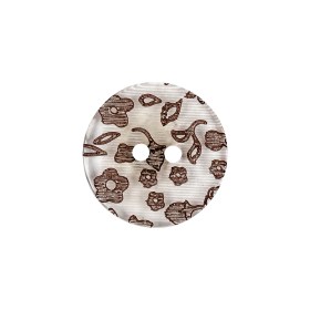 Clear Brown Plastic Button – 32L/20mm Clear Brown Plastic Button – 32L/20mm