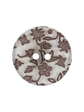 Clear Brown Plastic Button – 36L/23mm Clear Brown Plastic Button – 36L/23mm