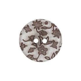 Clear Brown Plastic Button – 36L/23mm Clear Brown Plastic Button – 36L/23mm
