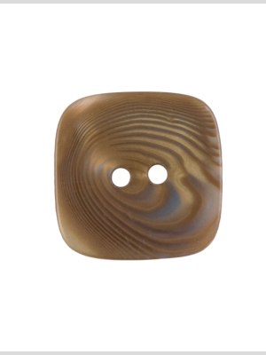 Brown/Turquoise Plastic Coat Button – 44L/28mm Brown/Turquoise Plastic Coat Button – 44L/28mm