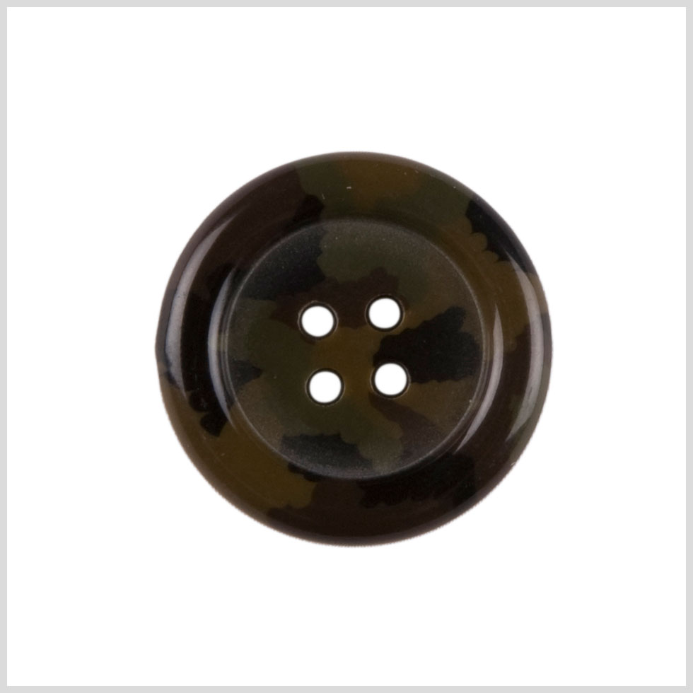Green Black Plastic Coat Button – 44L/28mm Green Black Plastic Coat Button – 44L/28mm
