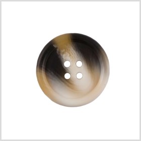 Ivory Brown Plastic Button – 40L/25.5mm Ivory Brown Plastic Button – 40L/25.5mm